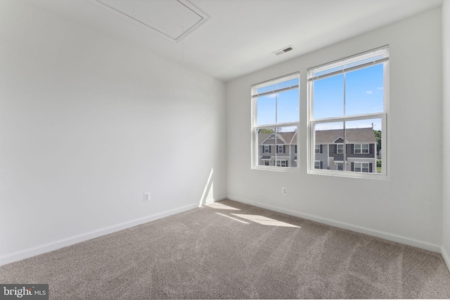 9 Azalea Cir, Elkton, MD 21921 - carpeted spare room with baseboards, attic access, and visible vents