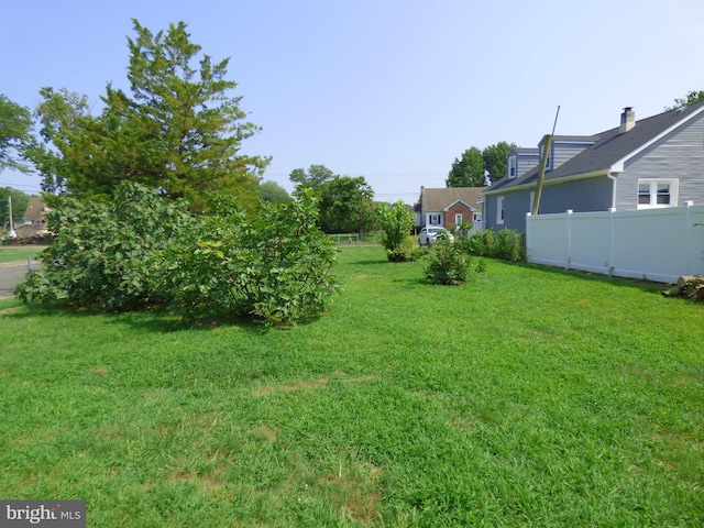 view of yard