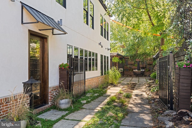 exterior space featuring a patio area