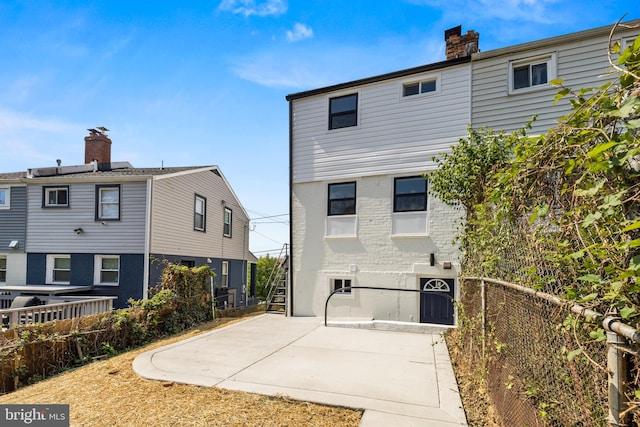 view of rear view of property