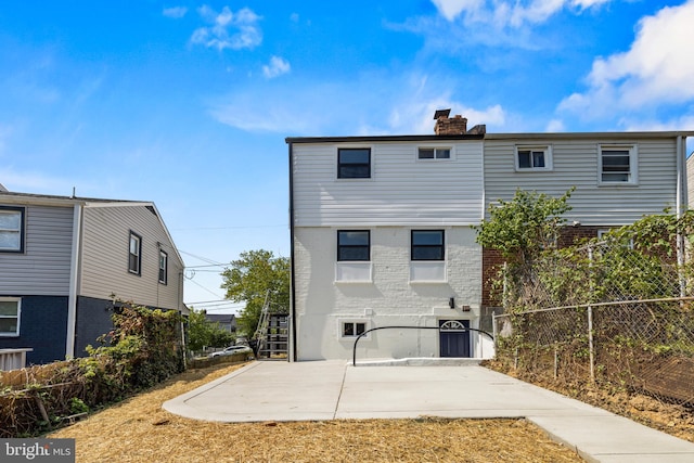 view of rear view of property