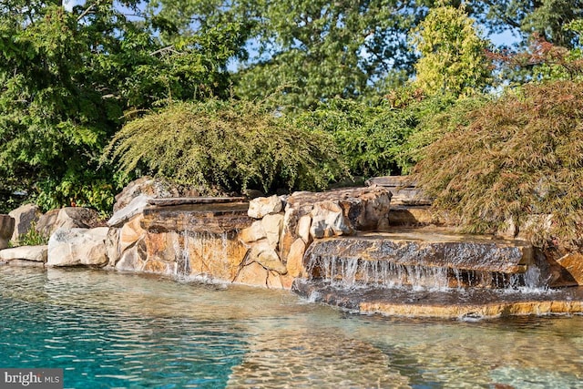 view of water feature