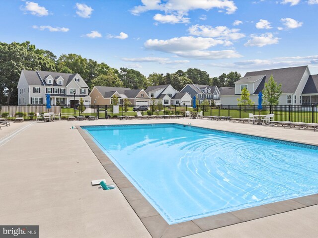 view of pool