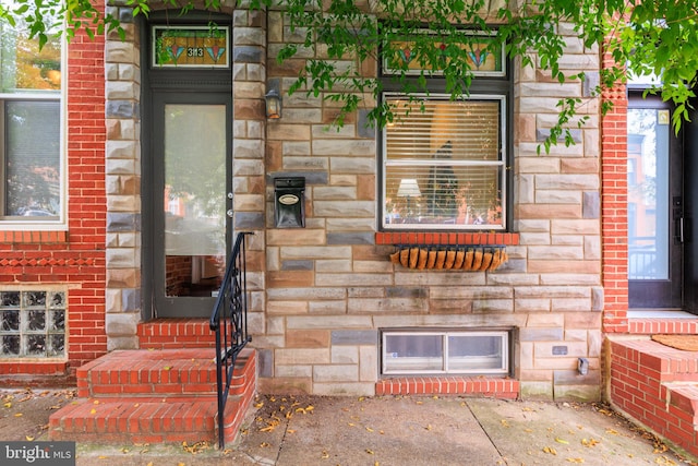 view of property entrance