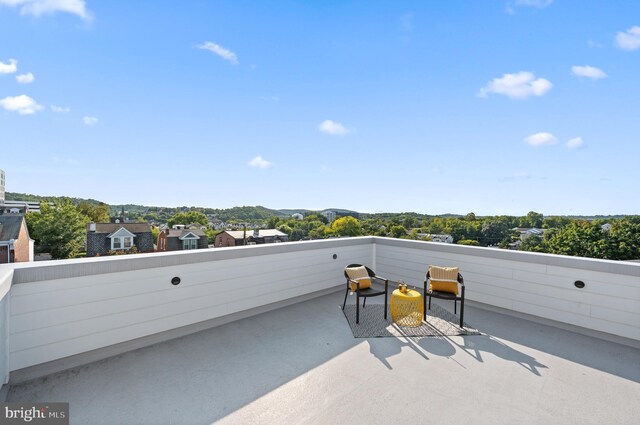 view of patio / terrace featuring a balcony