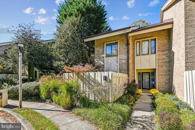 view of front of home