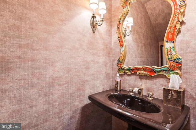bathroom with a sink