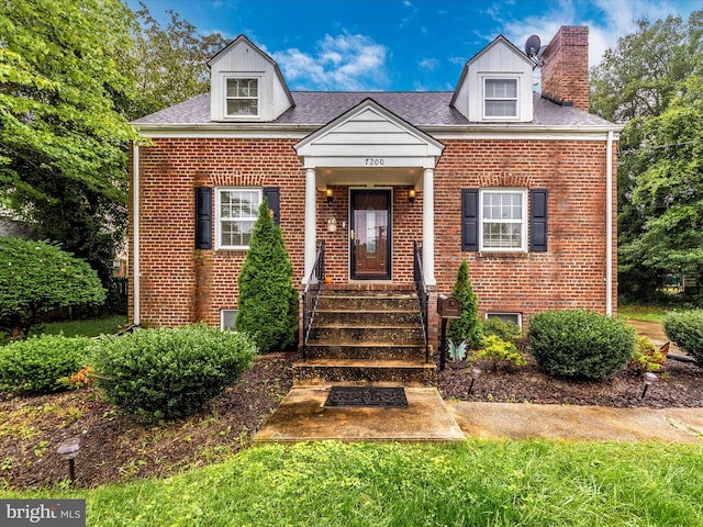 view of front of property