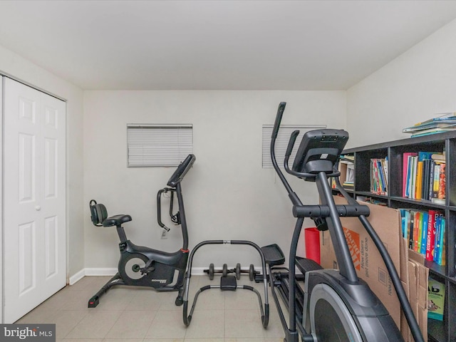 view of workout room