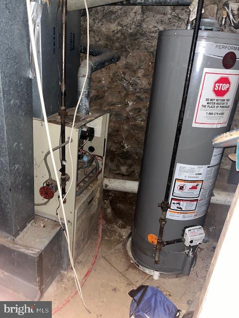 utilities with gas water heater