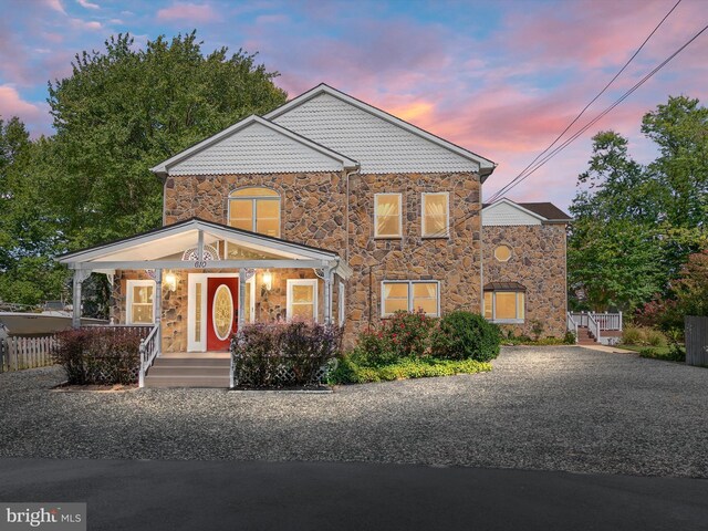 view of front of home