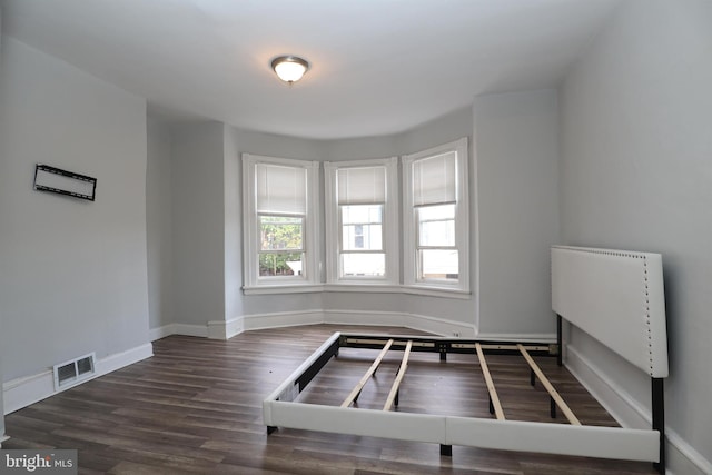 interior space featuring dark hardwood / wood-style floors