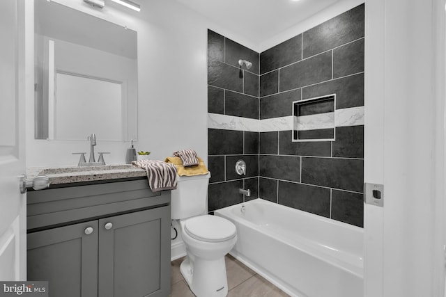 1710 Light St, Baltimore, MD 21230 - full bath with vanity, bathing tub / shower combination, and tile patterned floors