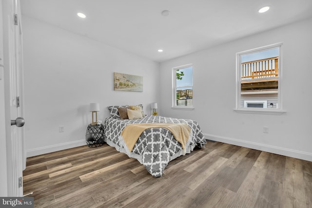 1710 Light St, Baltimore, MD 21230 - bedroom featuring wood finished floors and recessed lighting