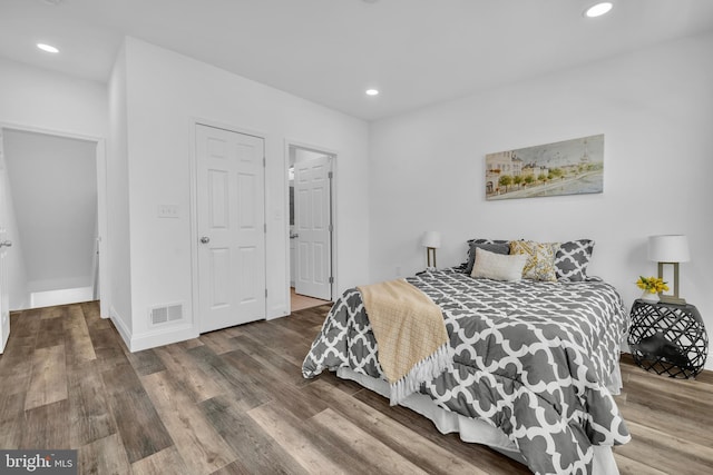 1710 Light St, Baltimore, MD 21230 - bedroom with recessed lighting and wood finished floors