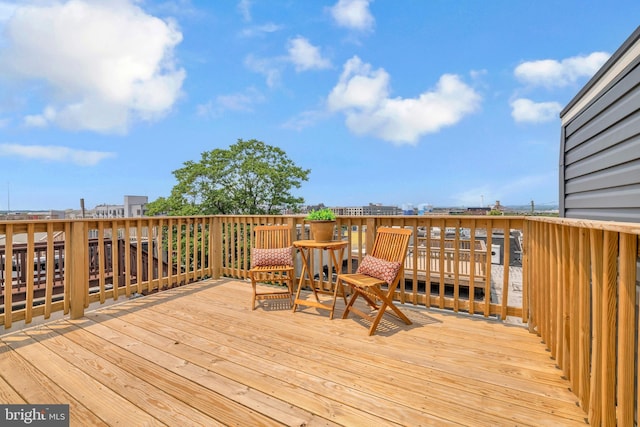 1710 Light St, Baltimore, MD 21230 - view of wooden terrace