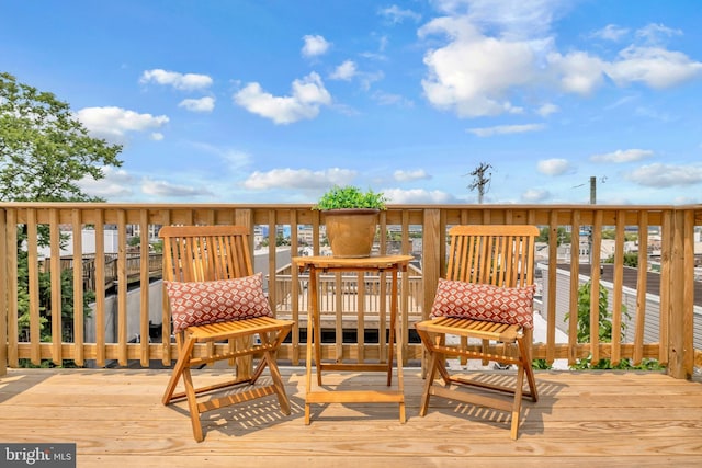 1710 Light St, Baltimore, MD 21230 - view of wooden deck