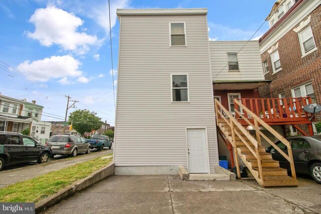 view of rear view of house