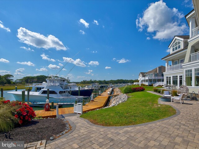 9601 Ocean Vw, Ocean City, MD 21842 - exterior space with a dock