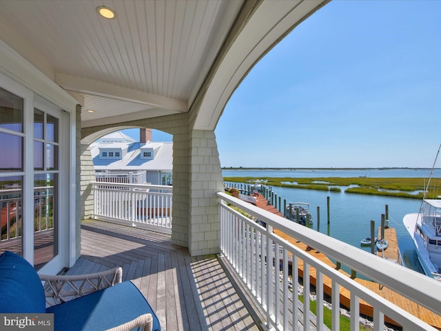 9601 Ocean Vw, Ocean City, MD 21842 - balcony featuring a water view