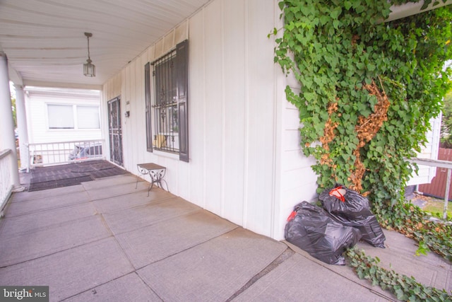 view of patio / terrace featuring a porch