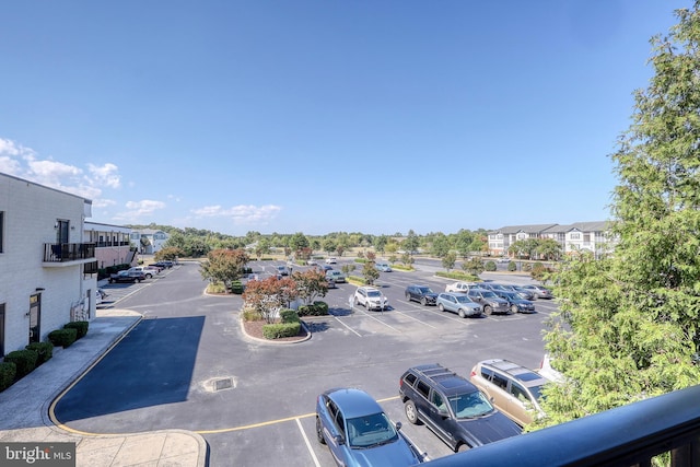 view of car parking