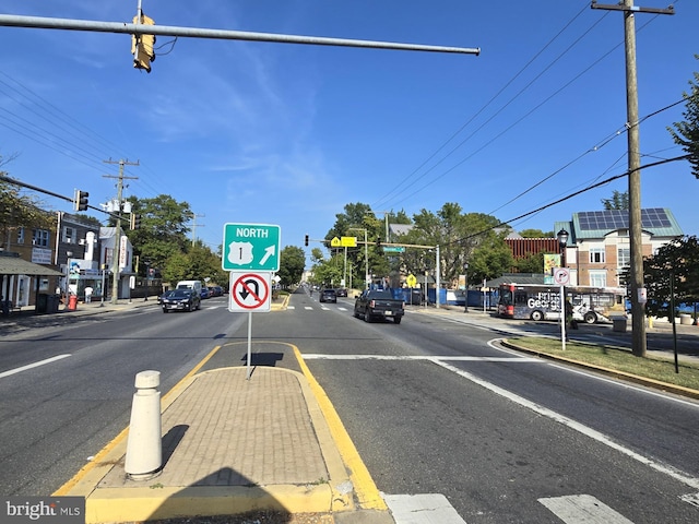 view of road