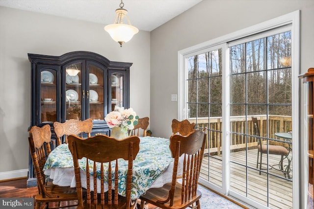 6330 Kleineidam Way, Spotsylvania, VA 22551 - dining space with wood finished floors and baseboards