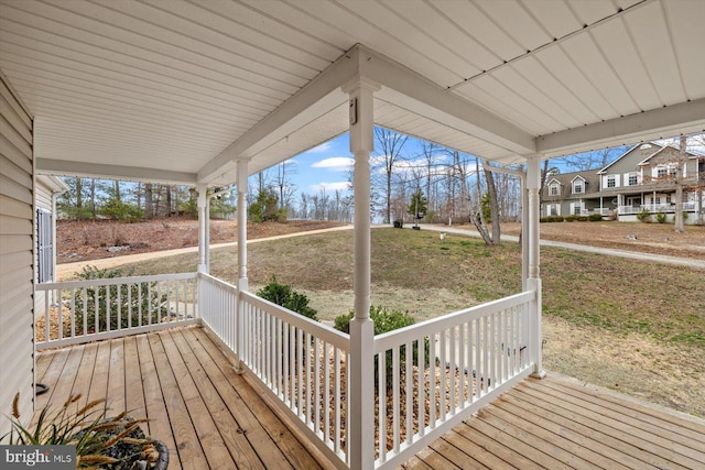 6330 Kleineidam Way, Spotsylvania, VA 22551 - deck with covered porch
