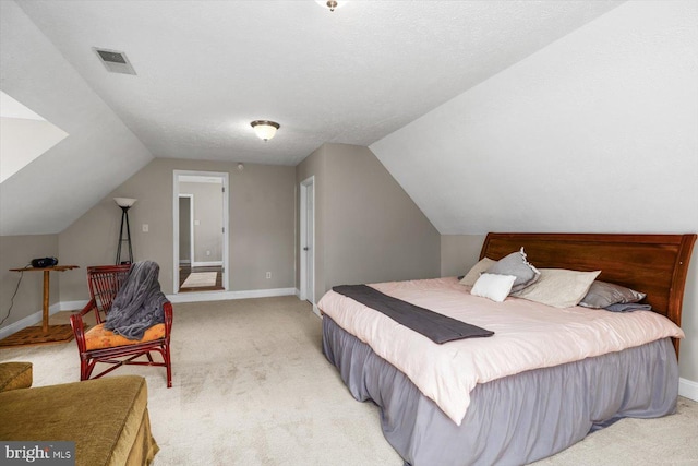 6330 Kleineidam Way, Spotsylvania, VA 22551 - bedroom featuring light colored carpet, visible vents, baseboards, and lofted ceiling