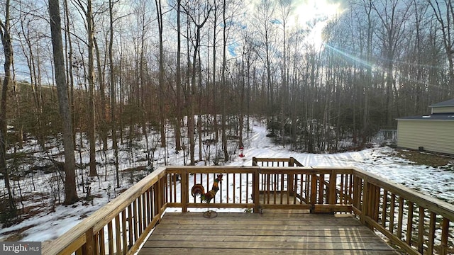 6330 Kleineidam Way, Spotsylvania, VA 22551 - view of snow covered deck