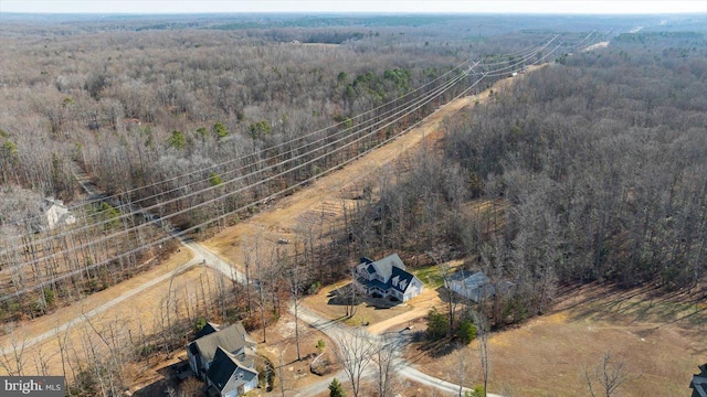6330 Kleineidam Way, Spotsylvania, VA 22551 - aerial view featuring a forest view
