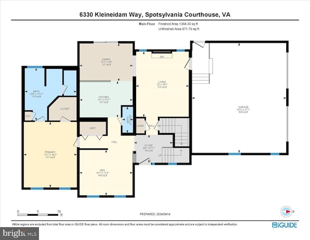 6330 Kleineidam Way, Spotsylvania, VA 22551 - floor plan