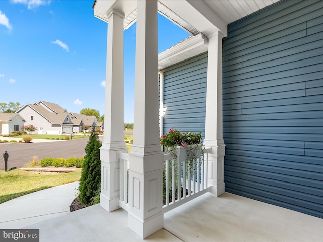 view of patio / terrace featuring a porch