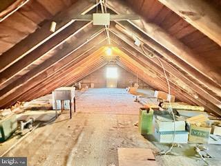 view of attic