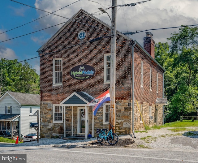 view of front of home