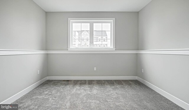 unfurnished room with carpet flooring