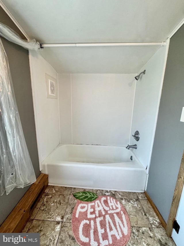 bathroom featuring shower / bathtub combination