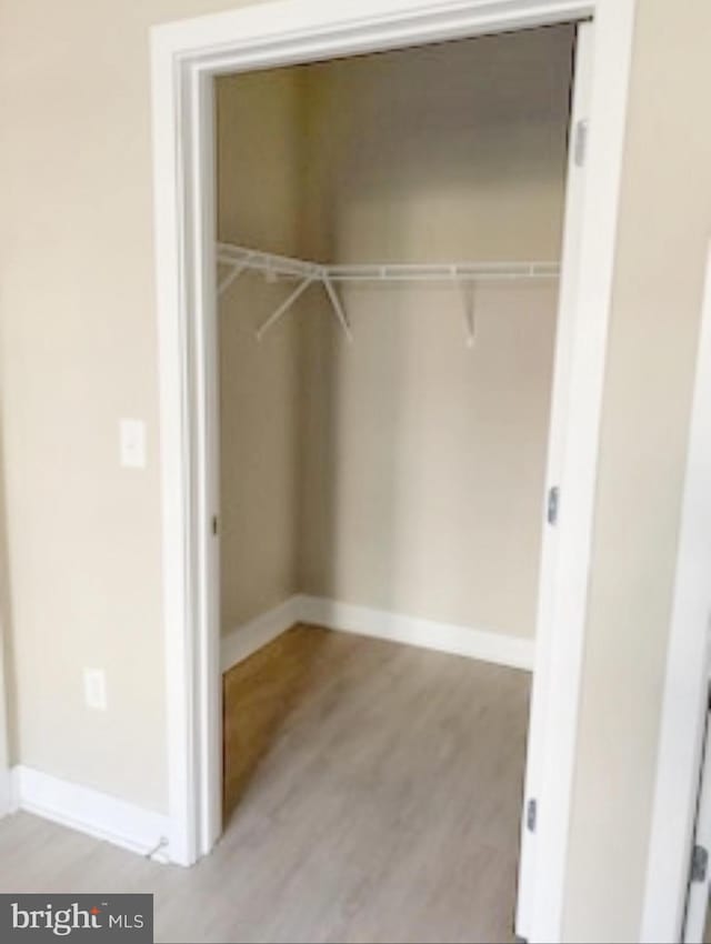 view of closet