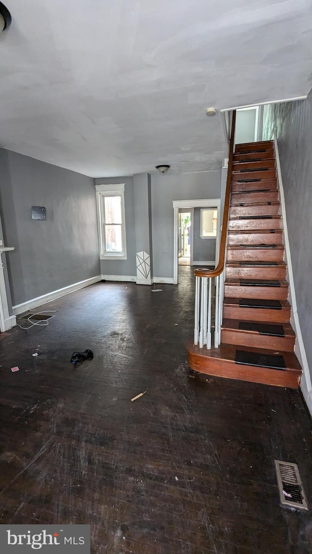 interior space featuring hardwood / wood-style floors