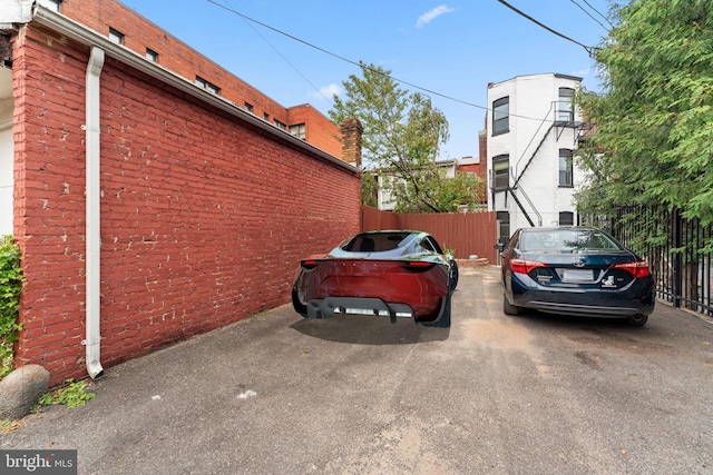 view of car parking