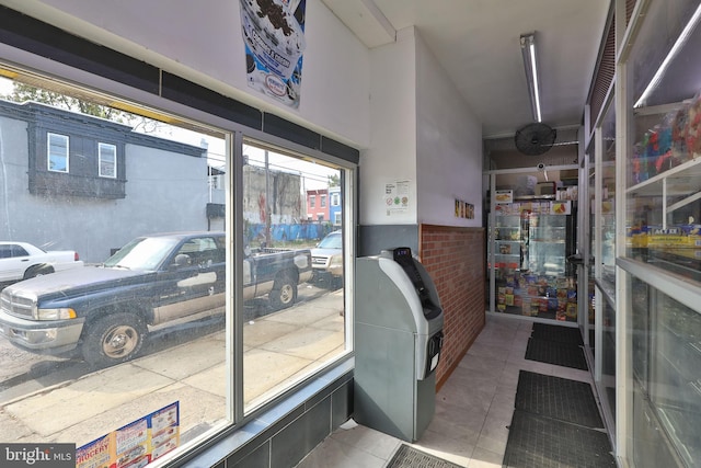 interior space featuring tile patterned floors