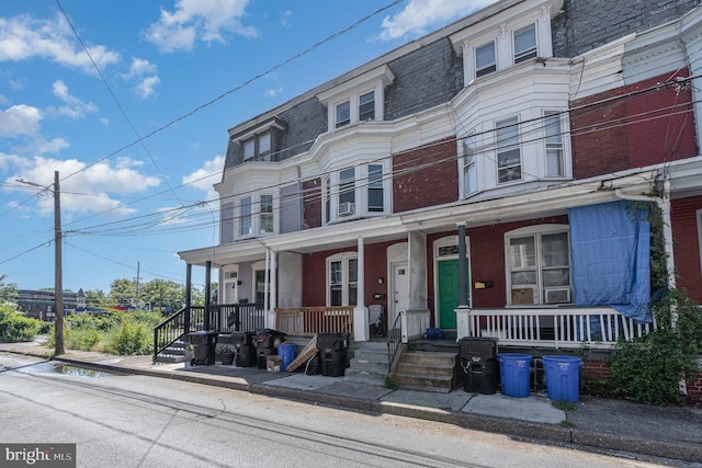 multi unit property with covered porch