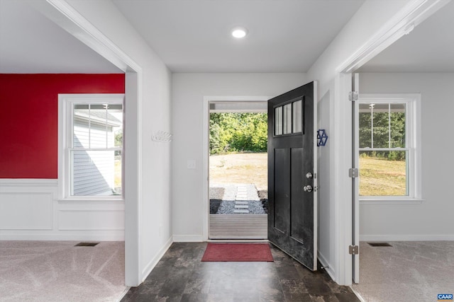 view of foyer entrance