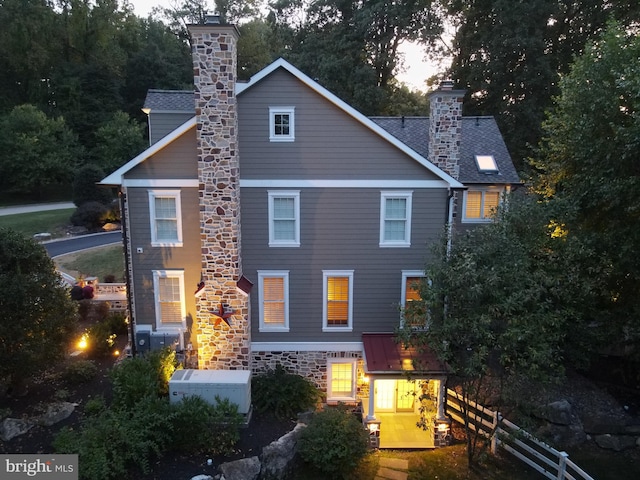 view of front of home