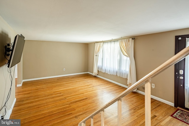 interior space featuring hardwood / wood-style floors