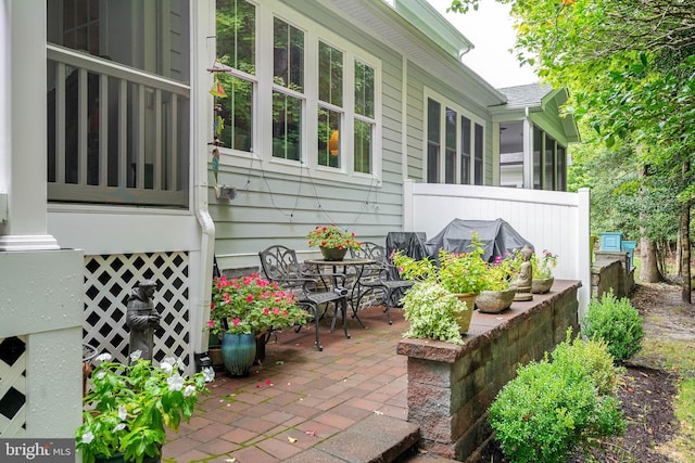 view of patio