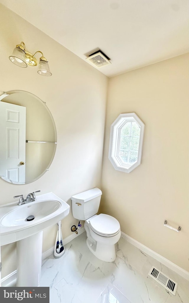 bathroom with toilet