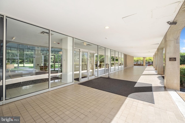 view of community lobby