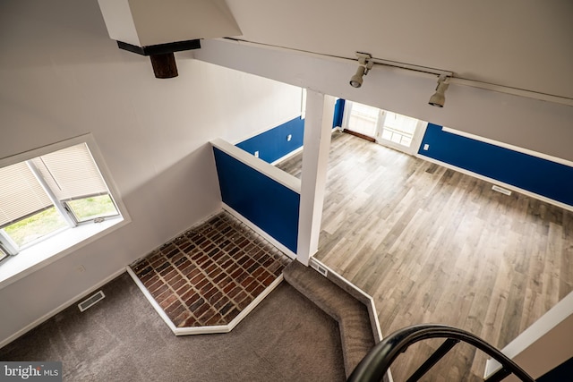 bonus room featuring hardwood / wood-style floors